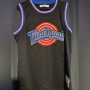 Nostalgia Black Jersey with Blue and Red Accents Michael Jordan